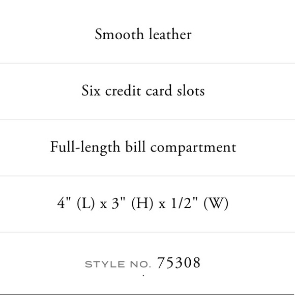 5🌟 Coach Slim Billfold Varsity Strip Wallet - Picture 3 of 6